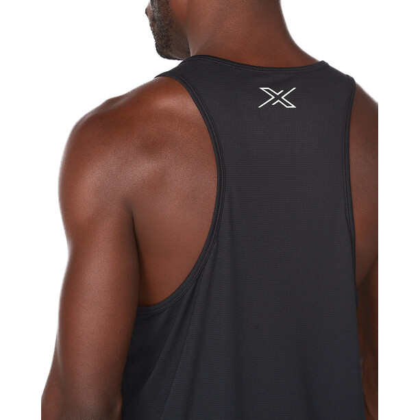 2XU Aero Camiseta Hombre, negro