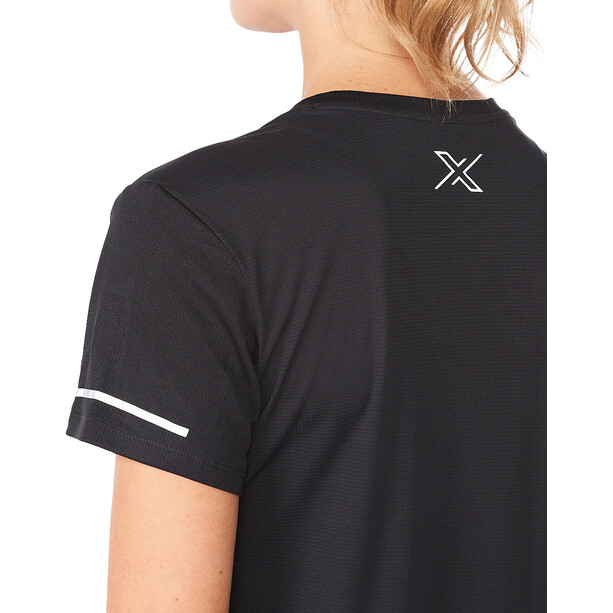 2XU Aero Kurzarmshirt Damen schwarz