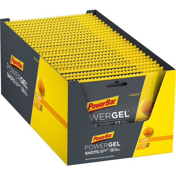 Powerbar PowerGel Shots Box 24 x 60g Orange