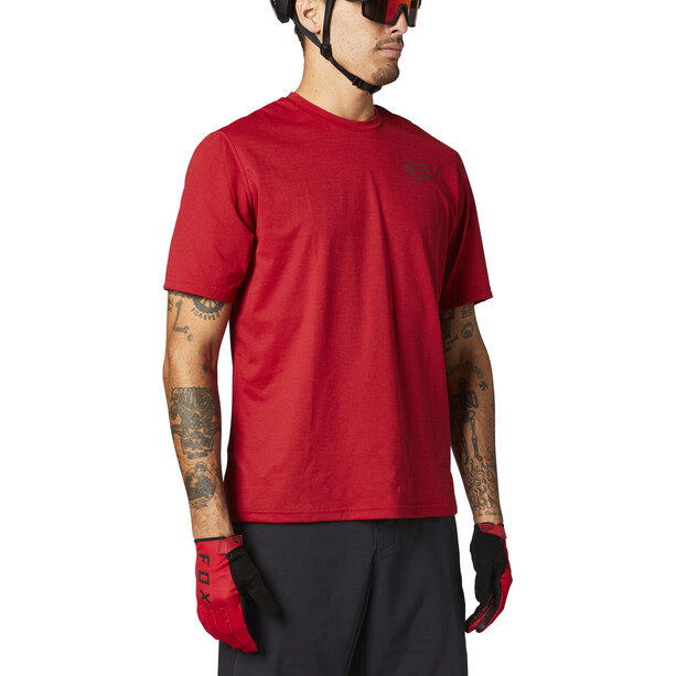 Fox Ranger Power Dry Maillot manches courtes Homme, rouge