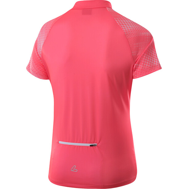 Löffler Rise 3.0 Half-Zip Fahrradshirt Damen pink