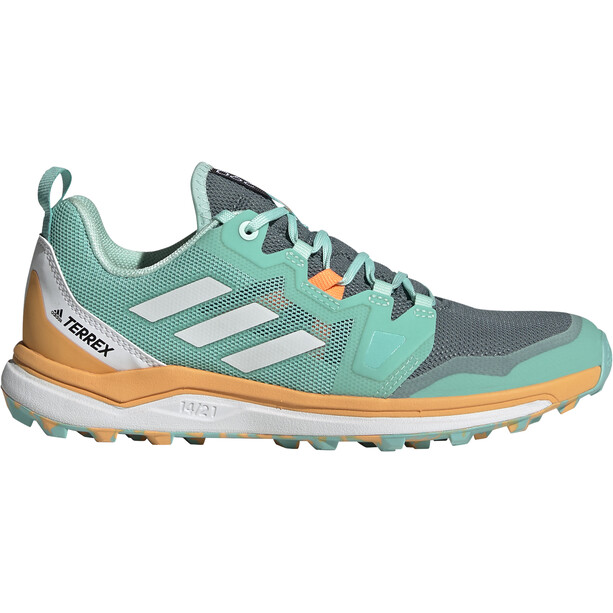 adidas TERREX Agravic Chaussures de trail running Femme, turquoise/orange