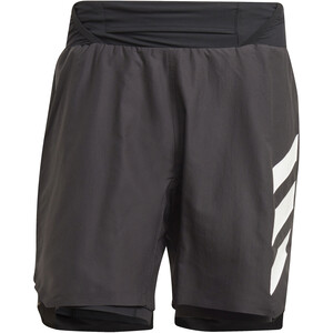 adidas TERREX Parley Agravic Shorts 2 En 1 Homme, noir/blanc noir/blanc