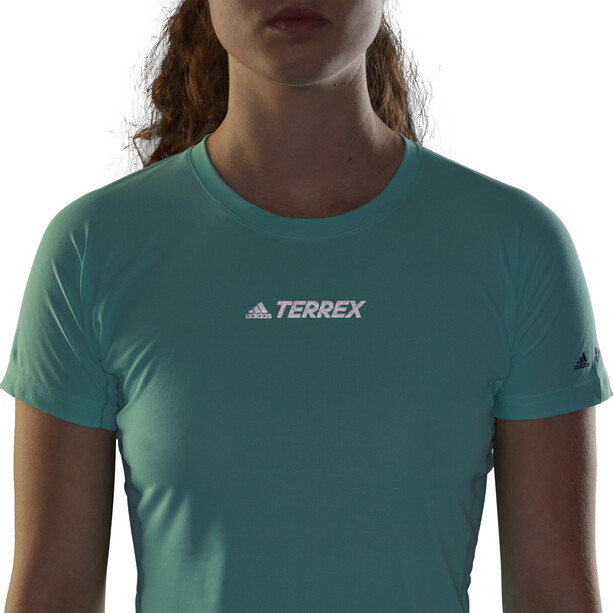 adidas TERREX Parley Agravic TR Camiseta Allaround Mujer, Turquesa