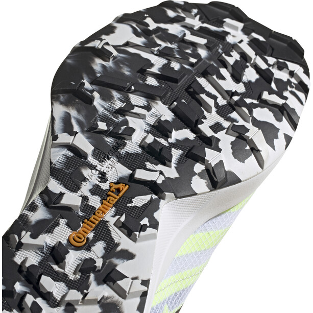 adidas TERREX Two Flow Trail Running Shoes Men feather white/core black/solar yellow