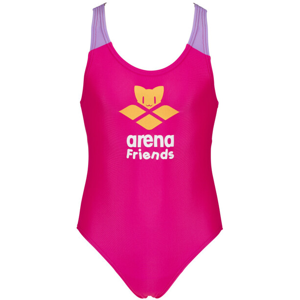 arena Logo Cats One Piece Swimsuit Girls, rose