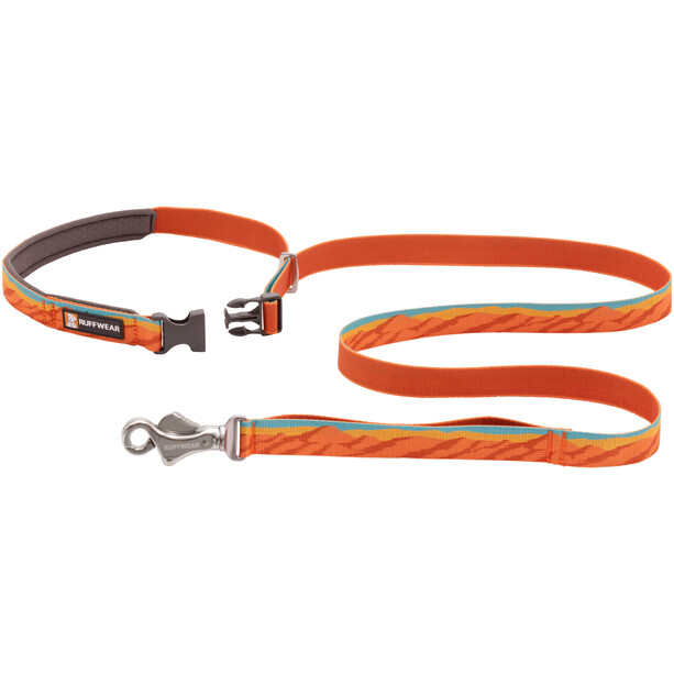 Ruffwear Flat Out Halsband orange/türkis
