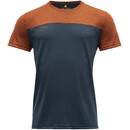 Devold Norang T-shirt Heren, blauw/oranje