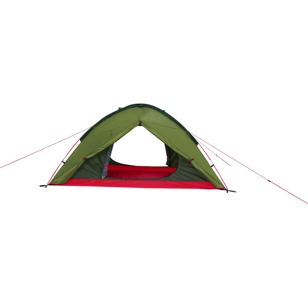High Peak Woodpecker 3 LW Tente, olive/rouge