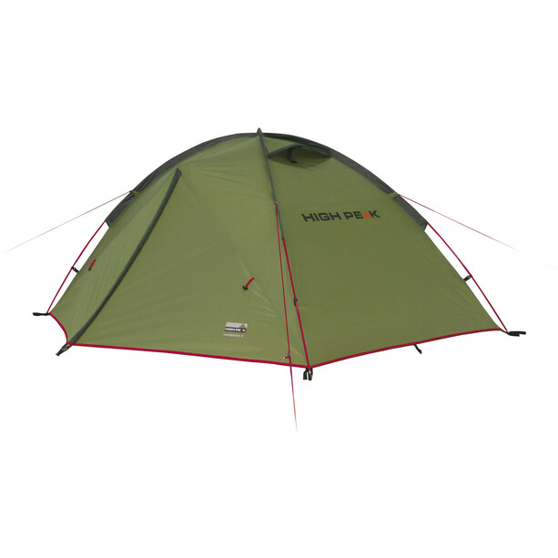 High Peak Woodpecker 3 LW Tent, oliwkowy/czerwony