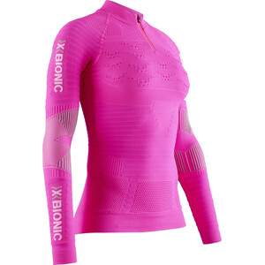 X-Bionic Effektor 4.0 Trail Run Sweat-shirt manches courtes avec demi-zip Femme, rose rose