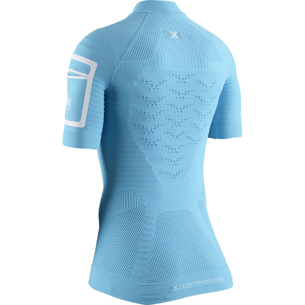 X-Bionic Effektor 4.0 Trail Run Sweat-shirt manches longues avec demi-zip Femme, turquoise