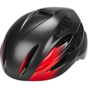 MET Manta MIPS Helm schwarz/rot schwarz/rot