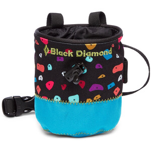 Black Diamond Mojo Chalk Bag S/M Kids turkos/flerfärgad turkos/flerfärgad