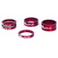 XLC AS-A02 Ahead Spacer Kit 1 1/8" rot