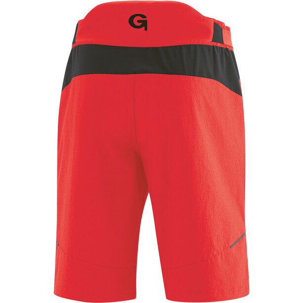 Gonso Orco Shorts Ciclismo Hombre, rojo