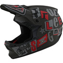 Troy Lee Designs D3 Fiberlite Helm oliv/bunt