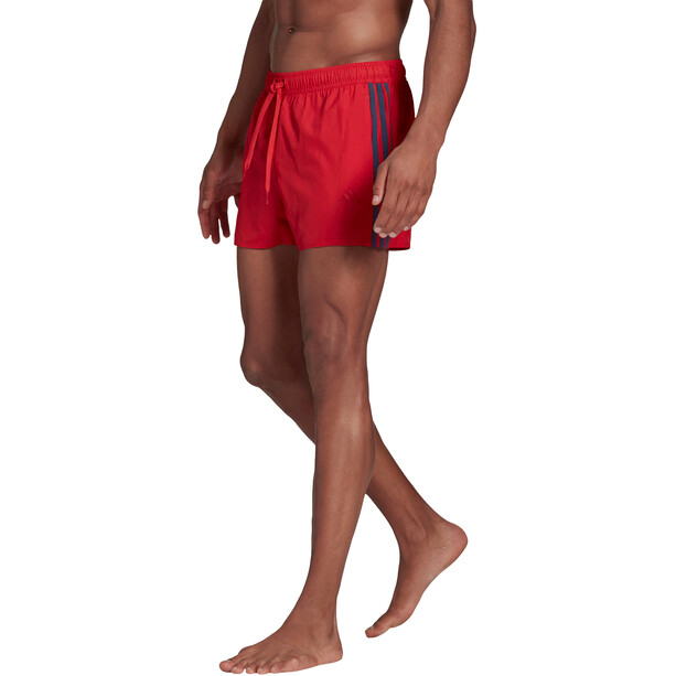 adidas 3S CLX Versatile Bermudas Hombre, rojo