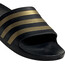 adidas Adilette Aqua klapki Mężczyźni, czarny/złoty
