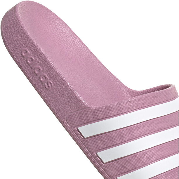 adidas Adilette Aqua Slides Damer, pink/hvid