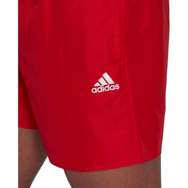 adidas Solid CLX Short Length Shorts Homme, rouge