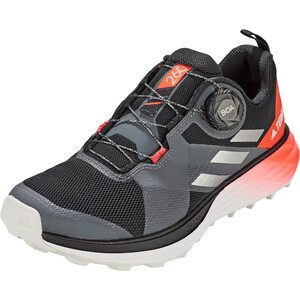 adidas TERREX Two Boa Trail Running Shoes Women, zwart/grijs zwart/grijs