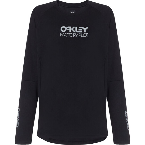 Oakley Switchback Trail Camiseta Manga Larga Hombre, negro