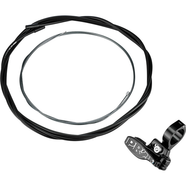 PRO Koryak Tige de selle télescopique Ø30,9mm avec levier unique et passage de câble interne, noir