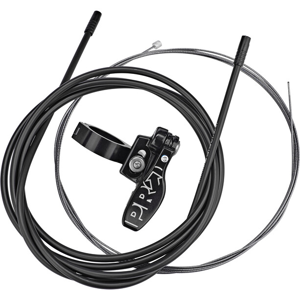 PRO Koryak Tige de selle télescopique Ø31,6mm avec levier unique et passage de câble interne, noir