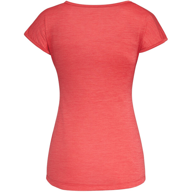 SALEWA Puez Melange Dry Bluzka z krótkim rękawem Kobiety, czerwony