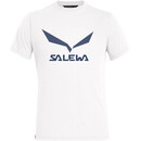 SALEWA Solidlogo Dry T-Shirt À Manches Courtes Homme, blanc