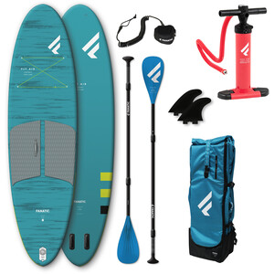 Fanatic Fly Air Pocket/Pure SUP Package 10'4" Inflatable SUP with Paddle and Pump 