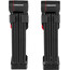 Trelock FS 480 COPS Set double antivol pliable Avec Supports ZF 480 X-PRESS, noir