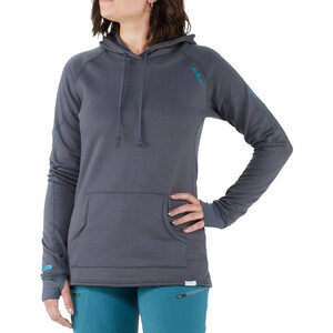NRS H2Core Expedition Weight Hoodie Damen grau