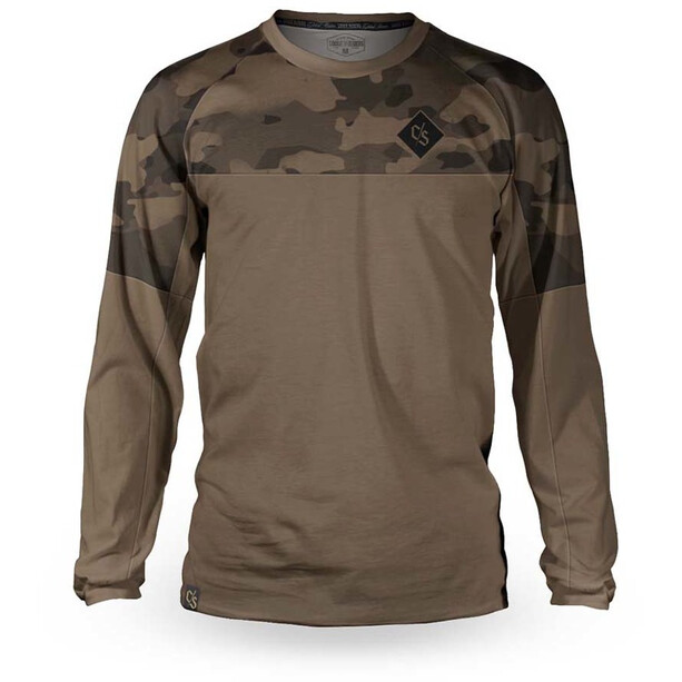 Loose Riders C/S Camo Maillot manches longues Homme, marron