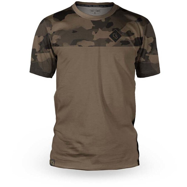 Loose Riders C/S Camo Maillot manches courtes Homme, marron