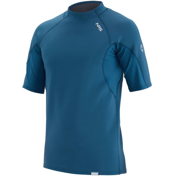 NRS HydroSkin 0.5 Short Sleeve Shirt Men blå