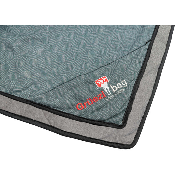Grüezi-Bag WellhealthBlanket Wool Deluxe, grigio