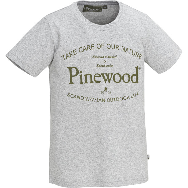 Pinewood Save Water T-Shirt Kinder grau