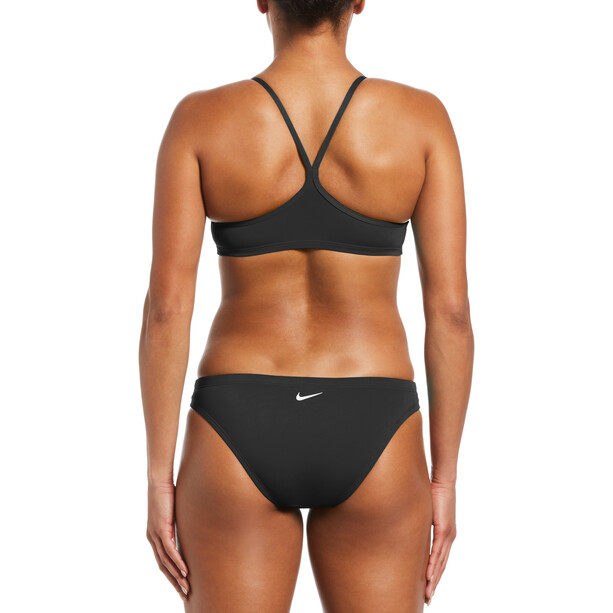 Nike Swim Essential Racerback Bikini Dames, zwart