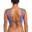 Nike Swim Logo Tape Top de bikini à encolure dégagée Femme, bleu