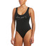 Nike Swim Multi Logo U-rug eendelig badpak Dames, zwart