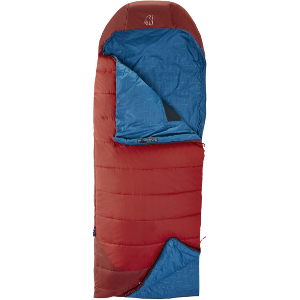 Nordisk Puk +10 Blanket Sacco a Pelo M, rosso/blu