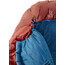 Nordisk Puk +10 Blanket Sleeping Bag M sun-dried tomato/majolica blue/syrah