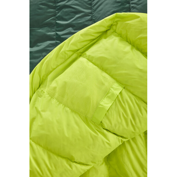 Y by Nordisk Tension Comfort 600 Sacco a Pelo L, nero/verde