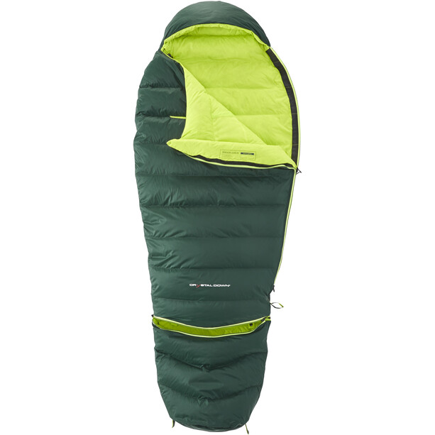 Y by Nordisk Tension Junior Sleeping Bag 130-160cm Kids, zwart/groen