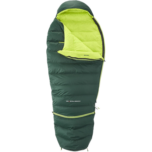 Y by Nordisk Tension Junior Sleeping Bag 130-160cm Kids, zwart/groen
