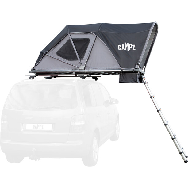 CAMPZ Softshell Car Roof Tent, gris/negro