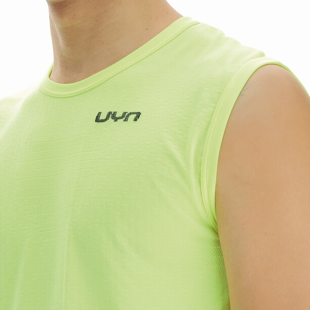 UYN Airstream Camiseta de running sin mangas Hombre, amarillo