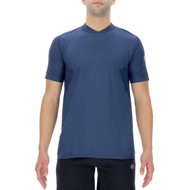 UYN City T-shirt de course à manches courtes Homme, bleu